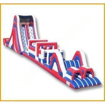 Ultimate Jumpers Inflatable Bouncers 20'H Patriotic Obstacle Course by Ultimate Jumpers 781880250951 I082 20'H Patriotic Obstacle Course by Ultimate Jumpers SKU#I082