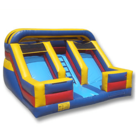 Ultimate Jumpers SLIP N SLIDE 12′ INFLATABLE FRONT LOAD DOUBLE LANE SLIDE by Ultimate Jumpers S039 12′ INFLATABLE FRONT LOAD DOUBLE LANE SLIDE Ultimate Jumpers SKU# S039