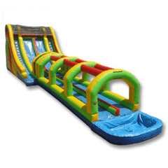 Ultimate Jumpers Slip N Slides 20' INFLATABLE DOUBLE LANE SPLISH SPLASH by Ultimate Jumpers W054 20' INFLATABLE DOUBLE LANE SPLISH SPLASH by Ultimate Jumpers SKU# W054