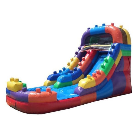 Ultimate Jumpers Water Parks & Slides 14'H Block Party Water Slide by Ultimate Jumpers W134