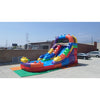 Image of Ultimate Jumpers Water Parks & Slides 14'H Block Party Water Slide by Ultimate Jumpers 781880295679 W134 10'H Inflatable Single Lane Slip N Slide by Ultimate Jumpers SKU# W023