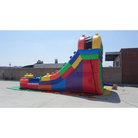Ultimate Jumpers Water Parks & Slides 14'H Block Party Water Slide by Ultimate Jumpers 781880295679 W134 10'H Inflatable Single Lane Slip N Slide by Ultimate Jumpers SKU# W023
