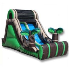 Ultimate Jumpers Water Slides 16′ INFLATABLE DOUBLE LANE TROPICAL SLIDE by Ultimate Jumpers S059 16′ INFLATABLE DOUBLE LANE TROPICAL SLIDE by Ultimate Jumpers SKU S059