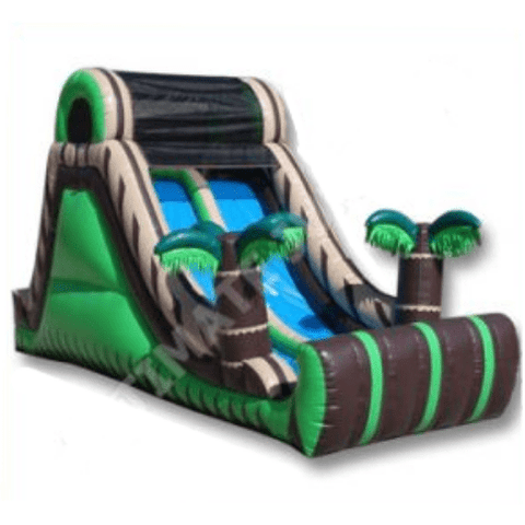 Ultimate Jumpers Water Slides 16′ INFLATABLE DOUBLE LANE TROPICAL SLIDE by Ultimate Jumpers S059 16′ INFLATABLE DOUBLE LANE TROPICAL SLIDE by Ultimate Jumpers SKU S059