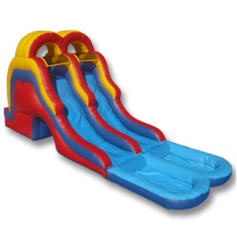 Ultimate Jumpers Waterslide 16′ BACK LOAD DOUBLE LANE WATER SLIDE by Ultimate Jumpers W037 16′ BACK LOAD DOUBLE LANE WATER SLIDE by Ultimate Jumpers SKU# W037