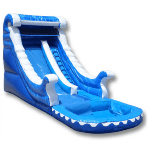 Ultimate Jumpers Waterslide 17′ INFLATABLE BLUE MARBLE WATER SLIDE by Ultimate Jumpers W075 17′ INFLATABLE BLUE MARBLE WATER SLIDE by Ultimate Jumpers SKU# W075