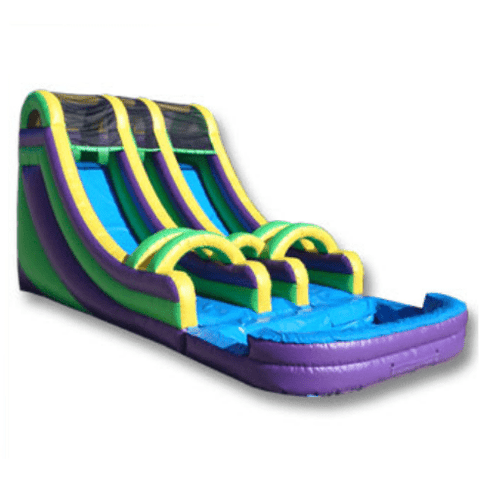 Ultimate Jumpers Waterslide 18′ DOUBLE LANE WET AND DRY WATER SLIDE by Ultimate Jumpers W089 18′ DOUBLE LANE WET AND DRY WATER SLIDE by Ultimate Jumpers SKU# W089