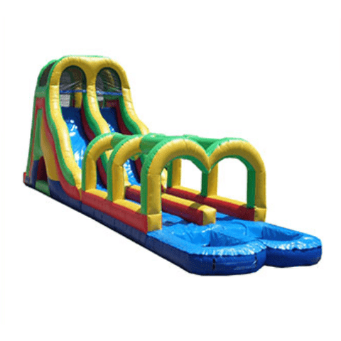 Ultimate Jumpers Waterslide 18 FT INFLATABLE DOUBLE LOAD SUMMER SPLASH WATER SLIDE by Ultimate Jumpers W108 18 FT INFLATABLE DOUBLE LOAD SUMMER SPLASH WATER SLIDE SKU# W108