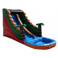 Ultimate Jumpers Waterslide 18′ INFLATABLE TROPICAL WATER SLIDE by Ultimate Jumpers W105 18′ INFLATABLE TROPICAL WATER SLIDE by Ultimate Jumpers SKU# W105