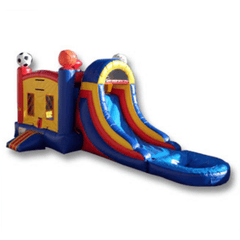 Ultimate Jumpers WET N DRY COMBOS 12' 3 IN 1 WET DRY INFLATABLE SPORTS COMBO by Ultimate Jumpers C107 12' 3 IN 1 WET DRY INFLATABLE SPORTS COMBO by Ultimate Jumpers C107