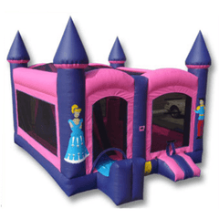 Ultimate Jumpers WET N DRY COMBOS 13' 5 IN 1 PRINCESS CASTLE COMBO by Ultimate Jumpers C055 13' 5 IN 1 PRINCESS CASTLE COMBO by Ultimate Jumpers SKU# C055