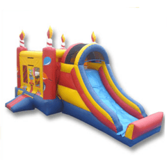 Ultimate Jumpers WET N DRY COMBOS 14' 3 IN 1 BIRTHDAY CAKE COMBO by Ultimate Jumpers C031 14' 3 IN 1 BIRTHDAY CAKE COMBO by Ultimate Jumpers SKU# C031