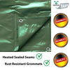 Image of 20' x 40' Heavy Duty Waterproof PVC Vinyl Tarp - Green