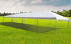 Image of 15' x 60' Premium Sectional West Coast Frame Party Tent - White, 5 Piece Sectional