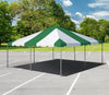 Image of 20' x 20' Premium West Coast Frame Party Tent - Green and White