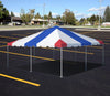 Image of 20' x 20' Weekender West Coast Frame Party Tent - Red White and Blue