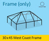 Image of 30' x 45' Replacement West Coast Tent Frame Only, Single Tube
