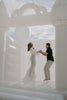 Image of White Wedding Castle Bounce House with Blower by POGO