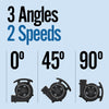 Image of BlueDri VP-15 ⅛ HP Compact Residential Air Mover & Blower Fan: black