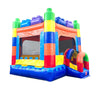 Image of 14.5'H Crossover Building Block Bounce House with Blower by POGO