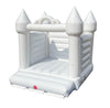 Image of White Wedding Castle Bounce House with Blower