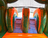 Image of Kids Yellow Marble Double Lane Slide Combo with Blower