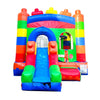 Image of Rental Lite Building Block Bounce House with Slide and Blower