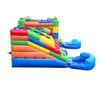 Image of Rental Lite Building Block Double Slide Bounce House Combo with Blower, Removable Pools