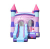 Image of Rental Lite Deluxe Pink Inflatable Bounce House with Slide Combo with Blower