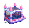 Image of Rental Lite Deluxe Pink Inflatable Bounce House with Slide Combo with Blower