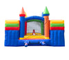 Image of Rental Lite Rainbow Double Slide Bounce House Combo with Blower, Removable Pools