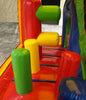 Image of Sale on Rainbow Commercial Inflatable Bounce House Castle with Slide Combo and Blower