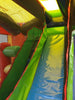 Image of Rainbow Commercial Inflatable Bounce House Castle with Slide Combo and Blower