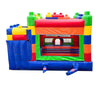 Image of Modular Building Block Inflatable Water Slide Bounce House Combo with Blower by POGO Bounce House