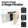 Image of B-Air AP-450 ⅓ HP 3 Stage HEPA Air Purifier Scrubber: white