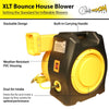 Image of Performance Infographic for Zoom XLT Commercial Inflatable Bounce House Blower Trio