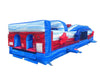 Image of MEGA Red, White, Blue 3-Piece Inflatable Obstacle Course Trio, with Blower