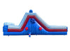 Image of 30' Red White and Blue Marble Rock Climb Slide with Blower
