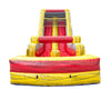 Image of 47' Red Marble Mega Inflatable Rock Climb Slide with Blower and Detachable Pool, Wet/Dry