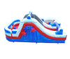 Image of Radical Run Obstacle Course with Blower - Red White and Blue Marble
