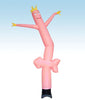 Image of 12' Inflatable Tube Man with Blower - Pink Arrow