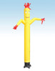 Image of 12' Inflatable Tube Man with Blower - Standard Yellow