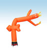 Image of 18' Inflatable Tube Man with Blower - Orange Arrow