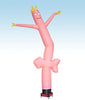 Image of 18' Inflatable Tube Man with Blower - Pink Arrow