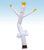 Image of 18' Inflatable Tube Man with Blower - White Arrow