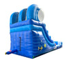 Image of 12' Rental Lite Blue Wave Inflatable Water Slide with Blower