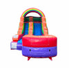 Image of 12' Tall Rainbow Wet/Dry Inflatable Slide with Blower