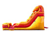 Image of 15' Tall Lava Wave Wet/Dry Inflatable Slide with Blower and Detachable Pool