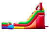Image of 15' Tall Rainbow Modular Wet / Dry Inflatable Slide with Blower