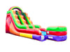 Image of 15' Tall Rainbow Wet/Dry Inflatable Slide with Blower
